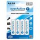 Batterie rechargeable everActive R6 / AA 2600mAh 1.2 V Ni-Mh, 4 pièces