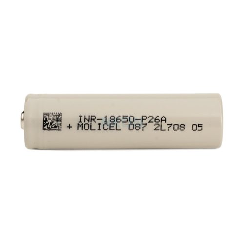 Molicel INR18650-P26A batterie supérieure à bouton ion li