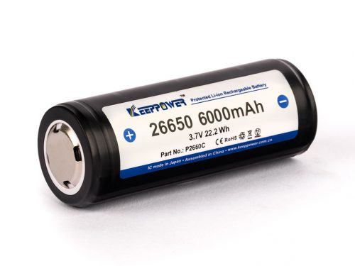 XTAR 26650 - 5200mAh, 3.6V - 3.7V Li-Ion Batterie PCB Protégé