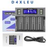 Chargeur de batterie LiitoKala Lii-D4XL 21700 pour 18650 18350 26650 16340 14500 3.7v 1.2V 3.2V Ni-MH/Cd,AA AAA SC D C chargeur de batterie