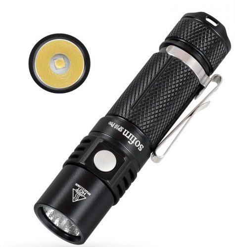 Sofirn SP10 Pro Puissante 900lm EDC lampe torche LH351D LED Torche rechargeable 14500 AA Mini Lanterne Portable Anduril 2.0