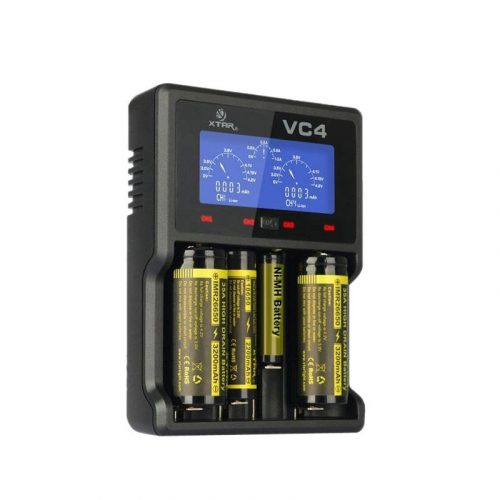 Chargeur de batterie USB d'écran LCD XTAR VC4 pour 18650 26650 14500 Batterie