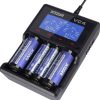 Chargeur de batterie USB d'écran LCD XTAR VC4 pour 18650 26650 14500 Batterie