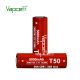 Vapcell T50 INR 21700 5000mAh Batterie au lithium haute capacité 25A/35A