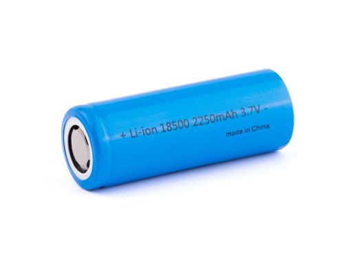 Batterie ion 18500 li avec 2250 mAh