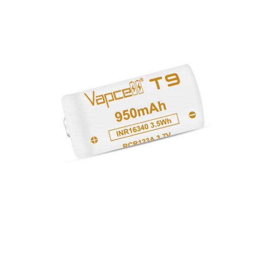 Vapcell 16340 T8 850mah 3A